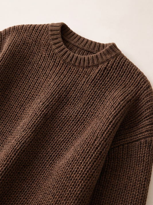 Pullover: Brown