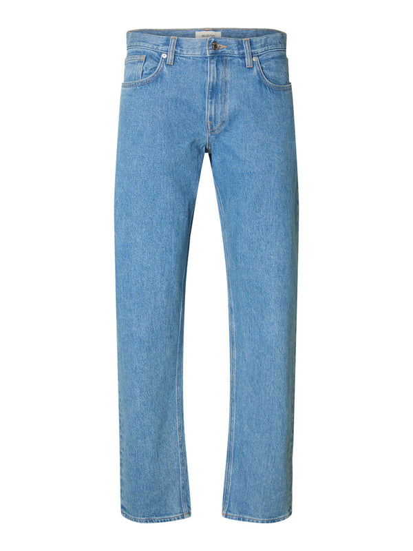 BattleOne Relaxed Fit Denim Jeans - Light Blue