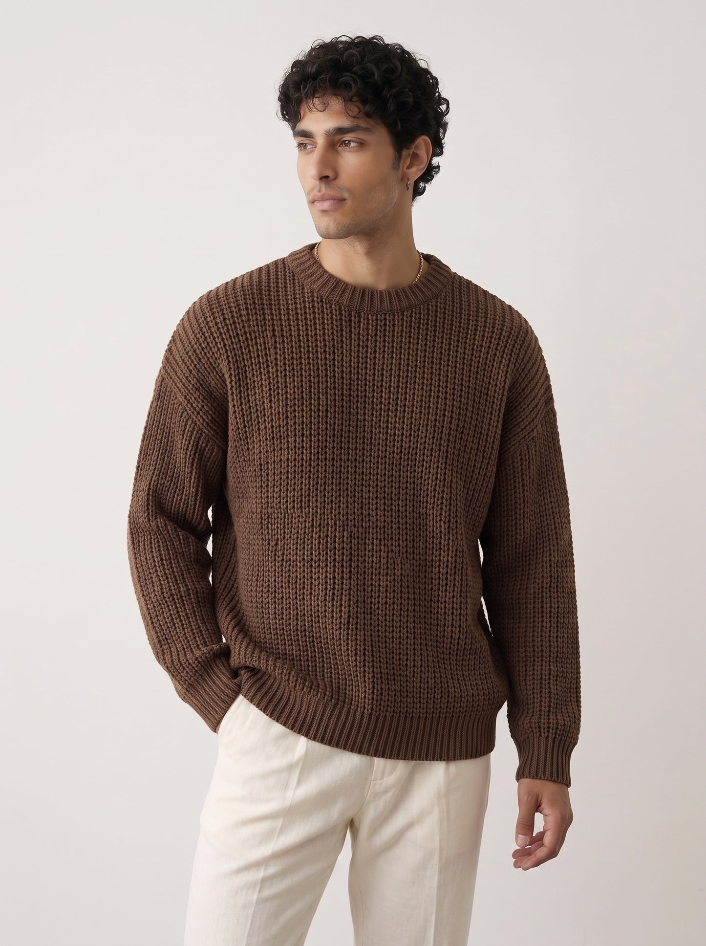 Pullover: Brown