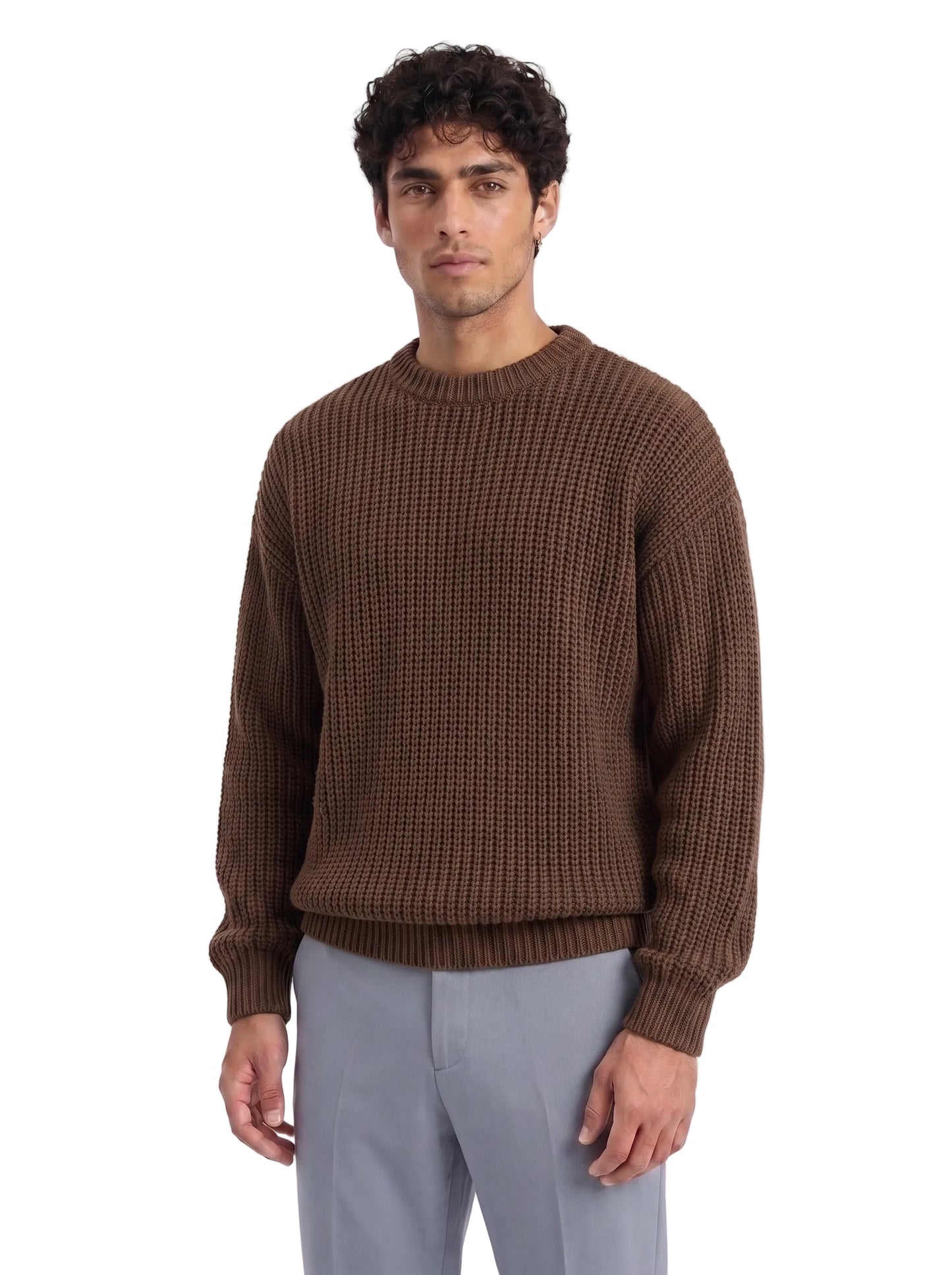 Pullover: Brown