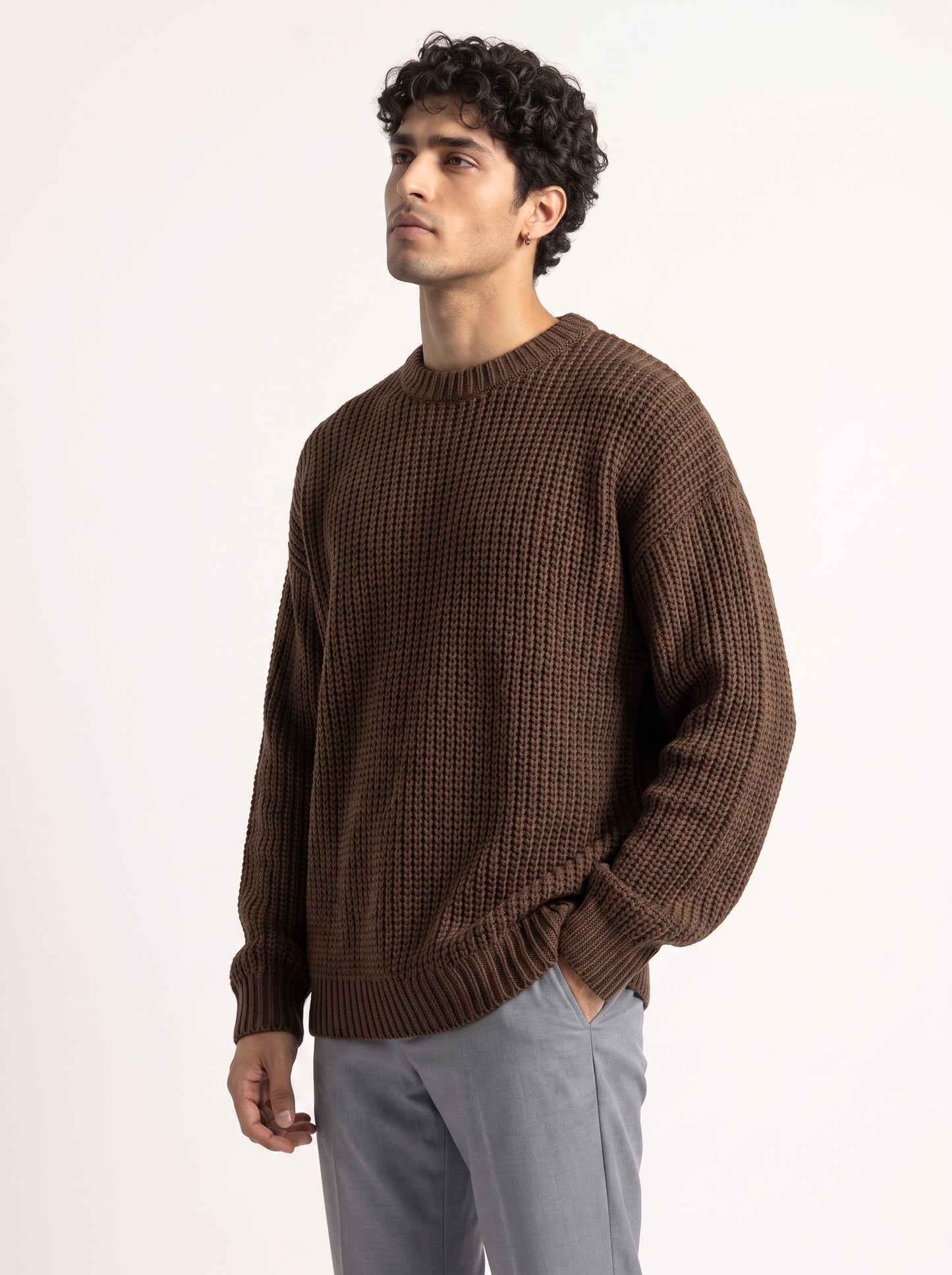 Pullover: Brown