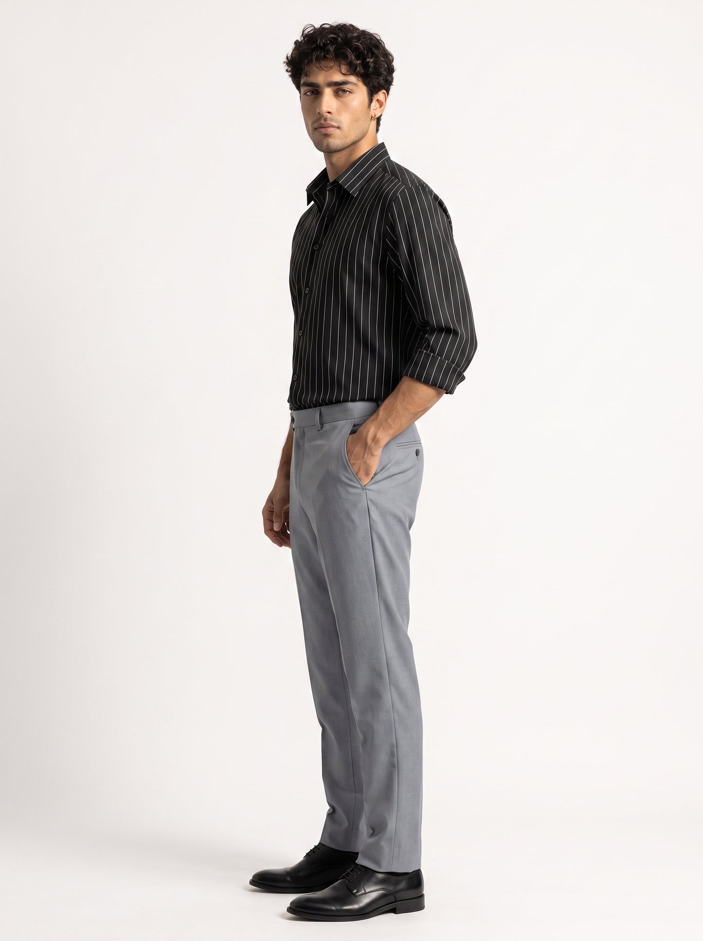 Striped: Black