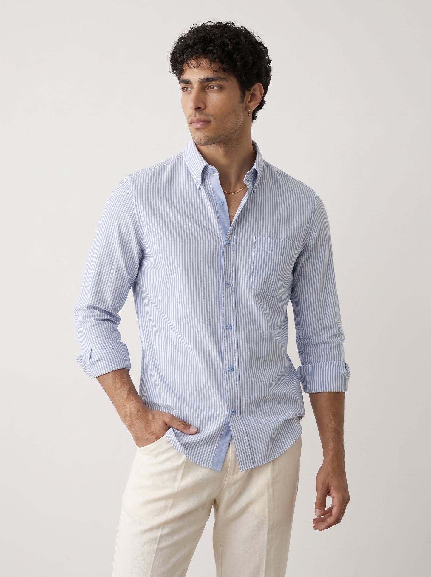 Striped: Sky Blue