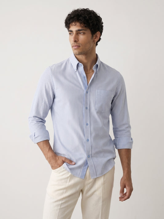 Striped: Sky Blue